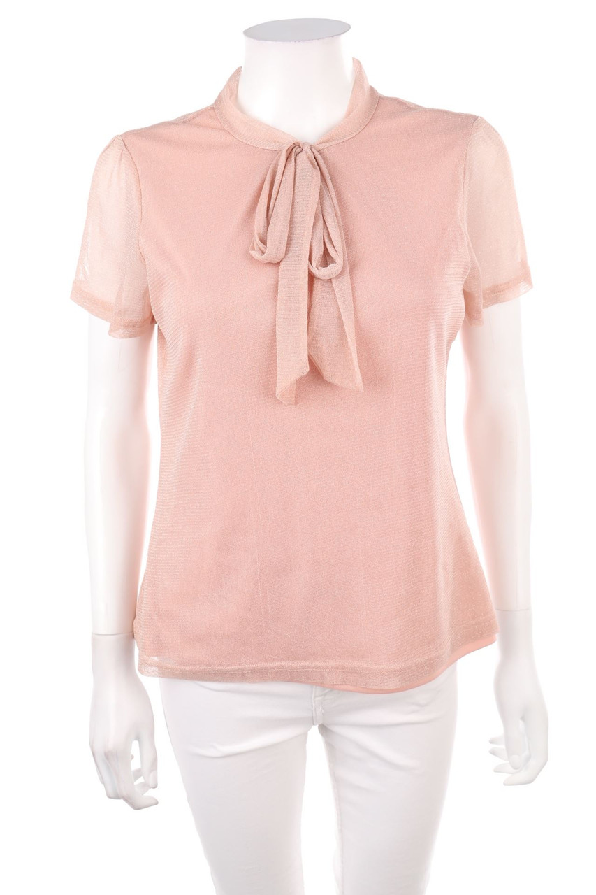 Chicorée - Shortsleeve-Shirt with Pussy Bow - S