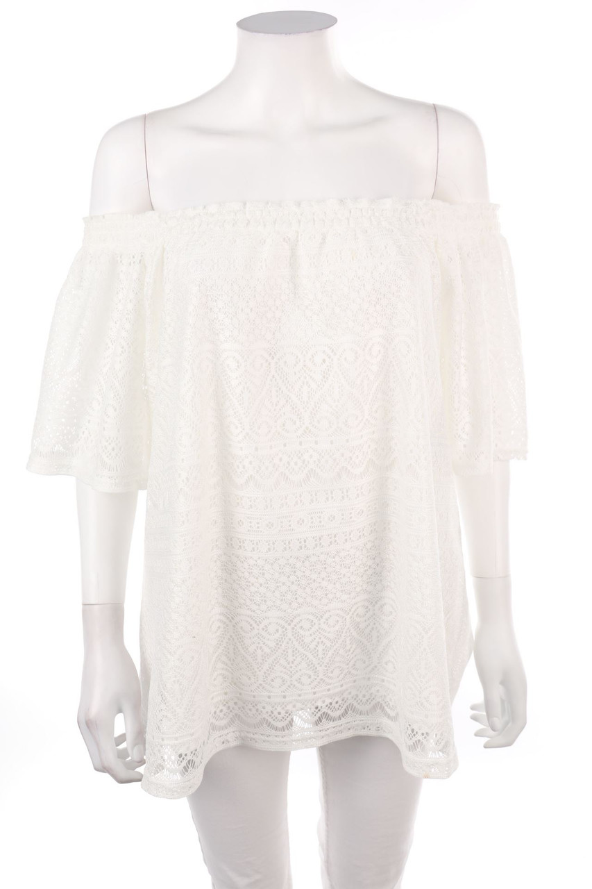 Janina - Carmen-Bluse - XXXXL