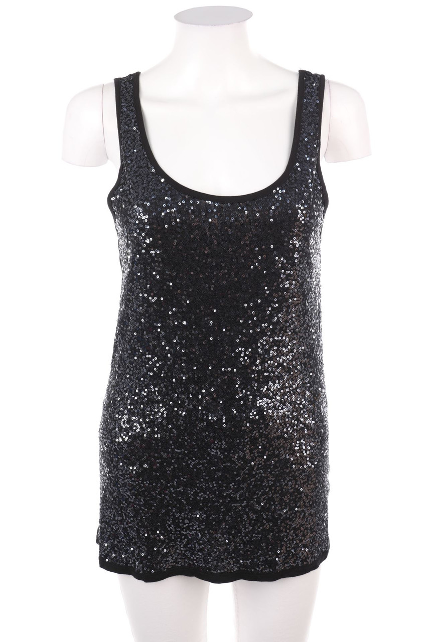 AMISU - Glitzer-Top - L