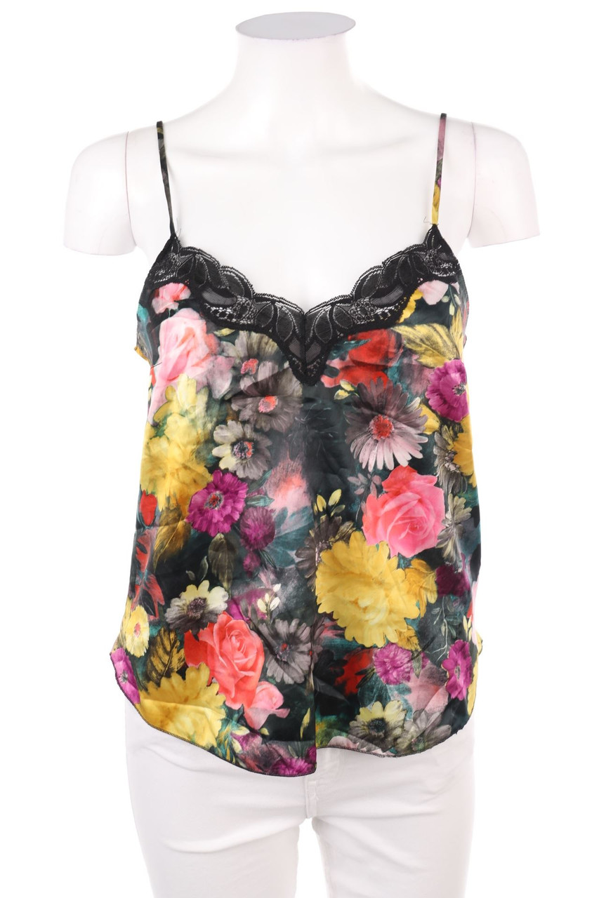 simone - Blouse Top with Lace - S