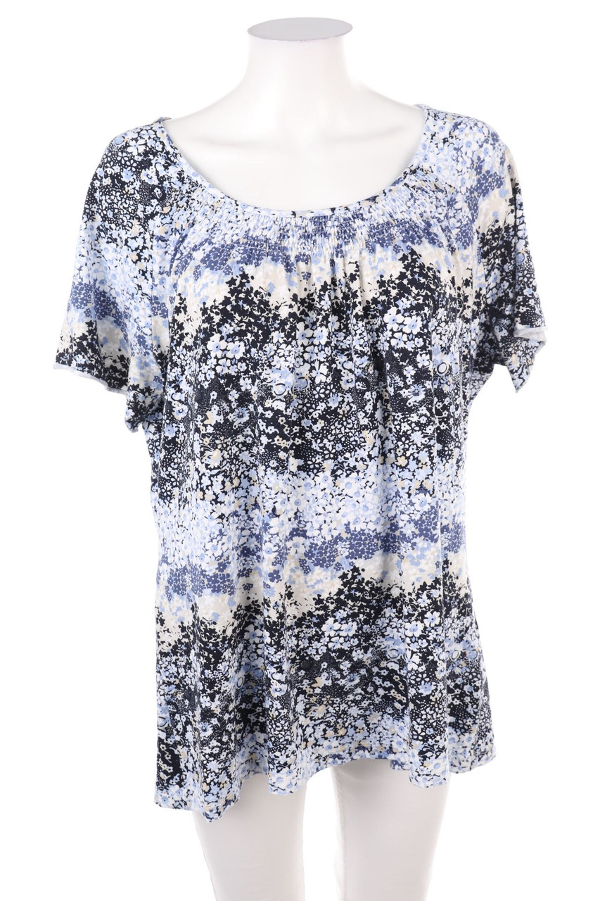 C&A - Kurzarm-Shirt mit Blumen-Print - XXXXL