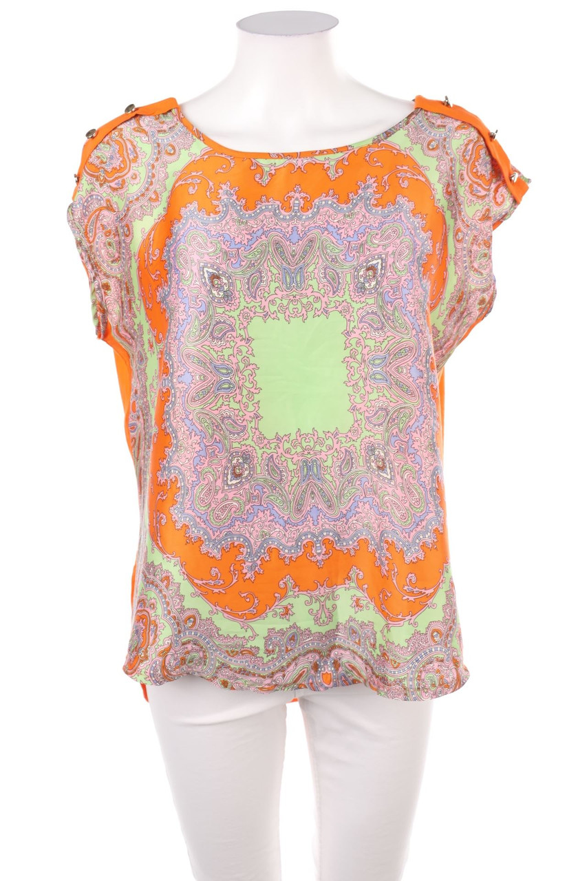 SECONDHAND - Shortsleeve Blouse with Silk - XL