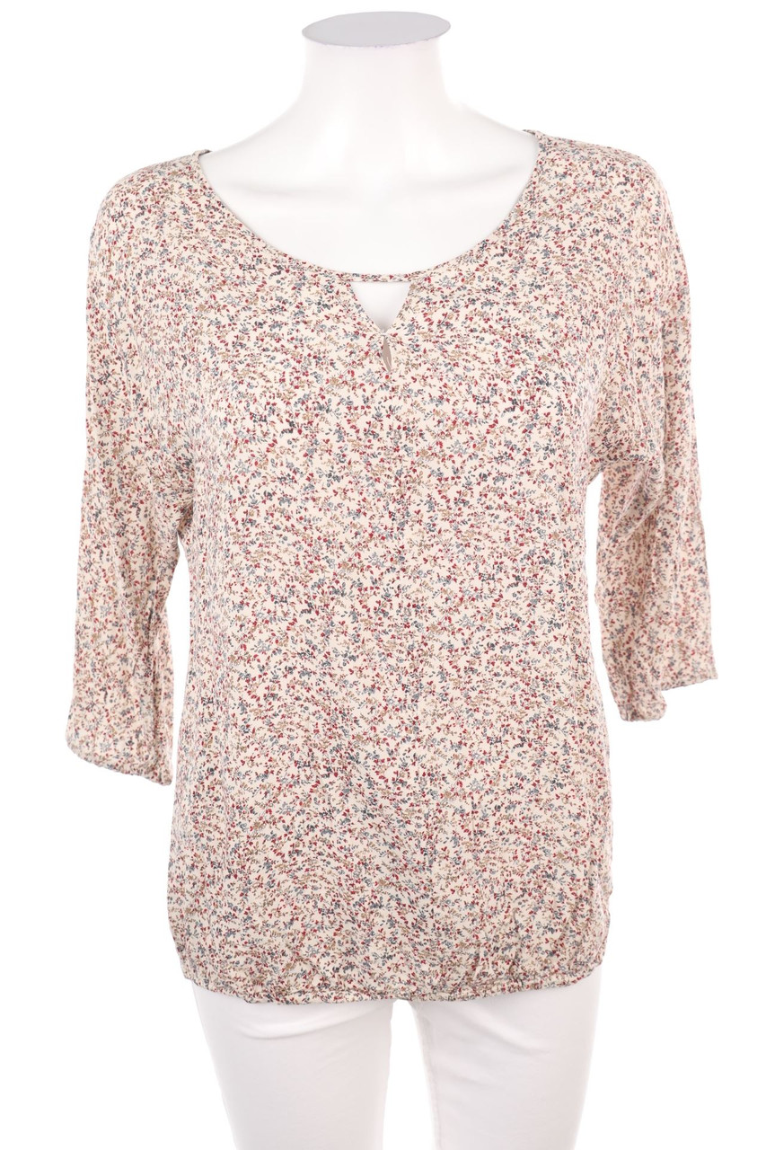 No Label - Blouse with 3/4 Sleeve - S