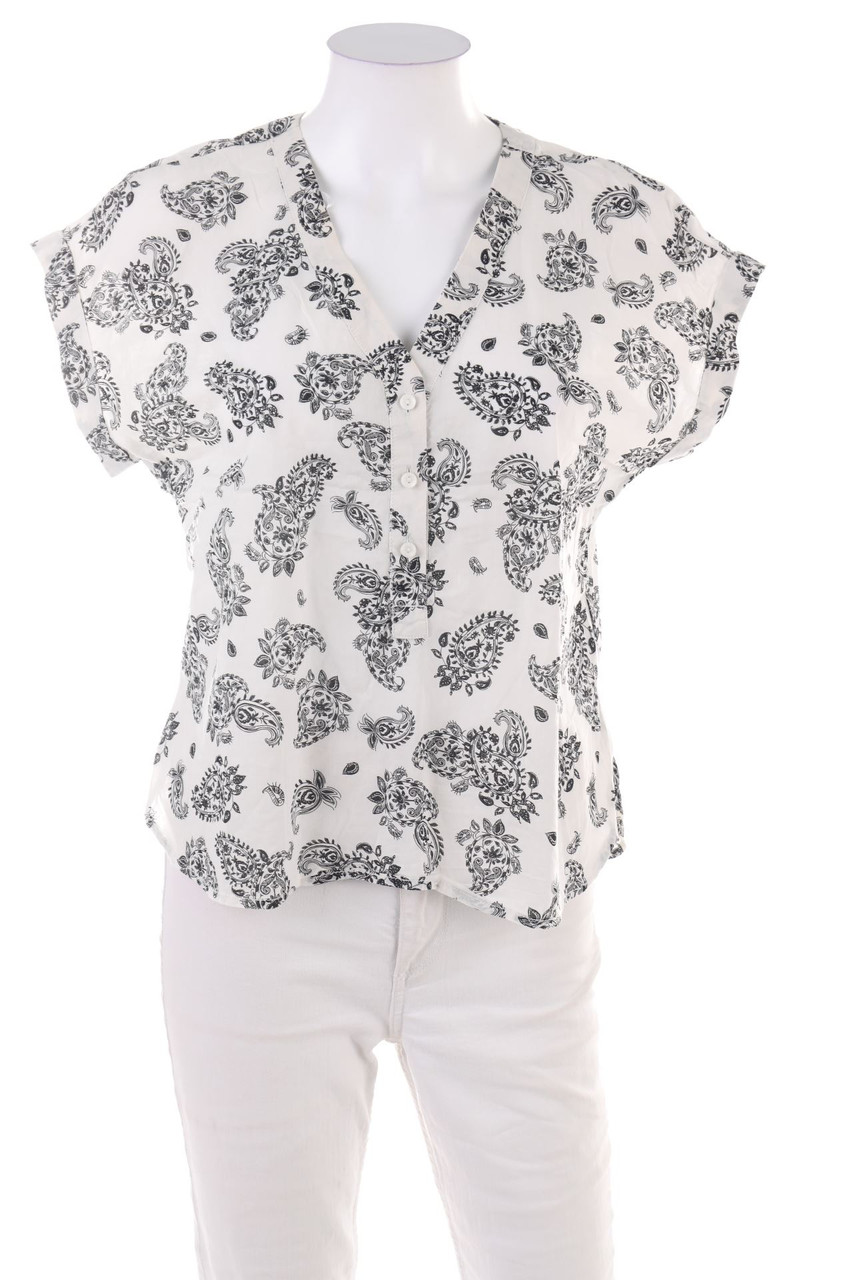 C&A - Kurzarm-Bluse aus Baumwolle - S