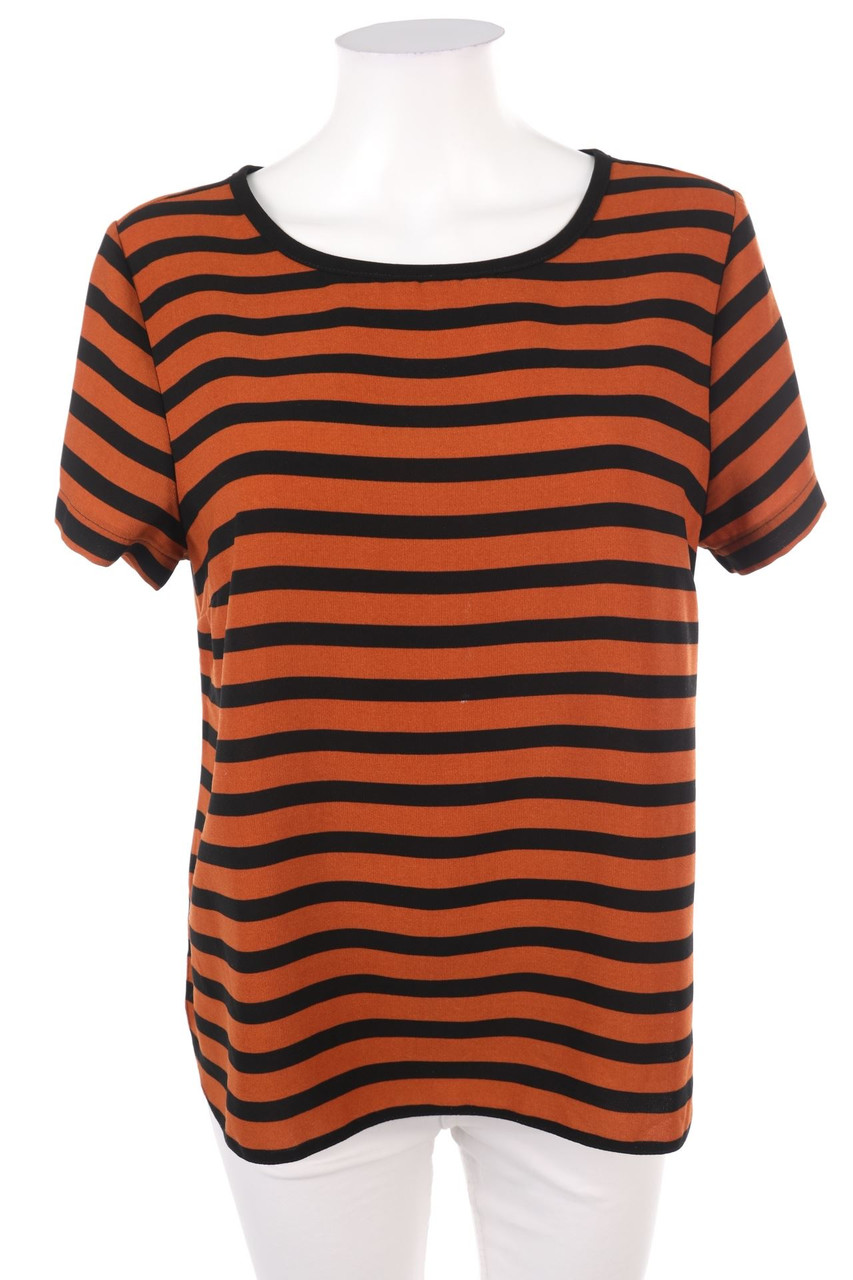 esmara - Shortsleeve-Shirt with Stripes - M