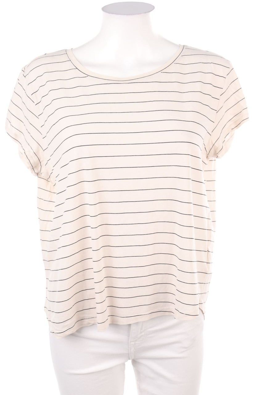 H&M - Kurzarm-Shirt aus Baumwolle - L