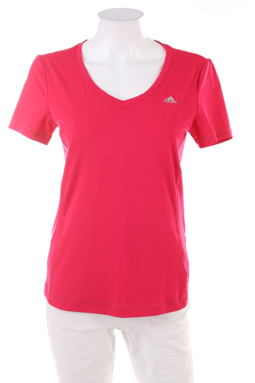 adidas - Sport-Shirt with Logo-Print - S