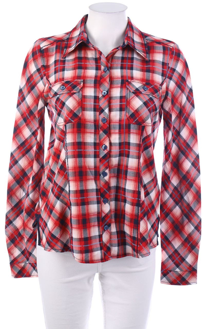 BONITA - Checked Blouse - S