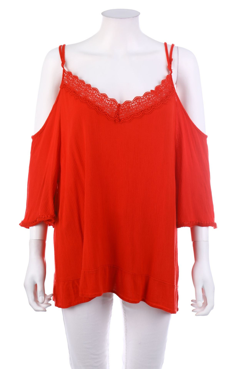 Janina - Carmen-Bluse - 3XL