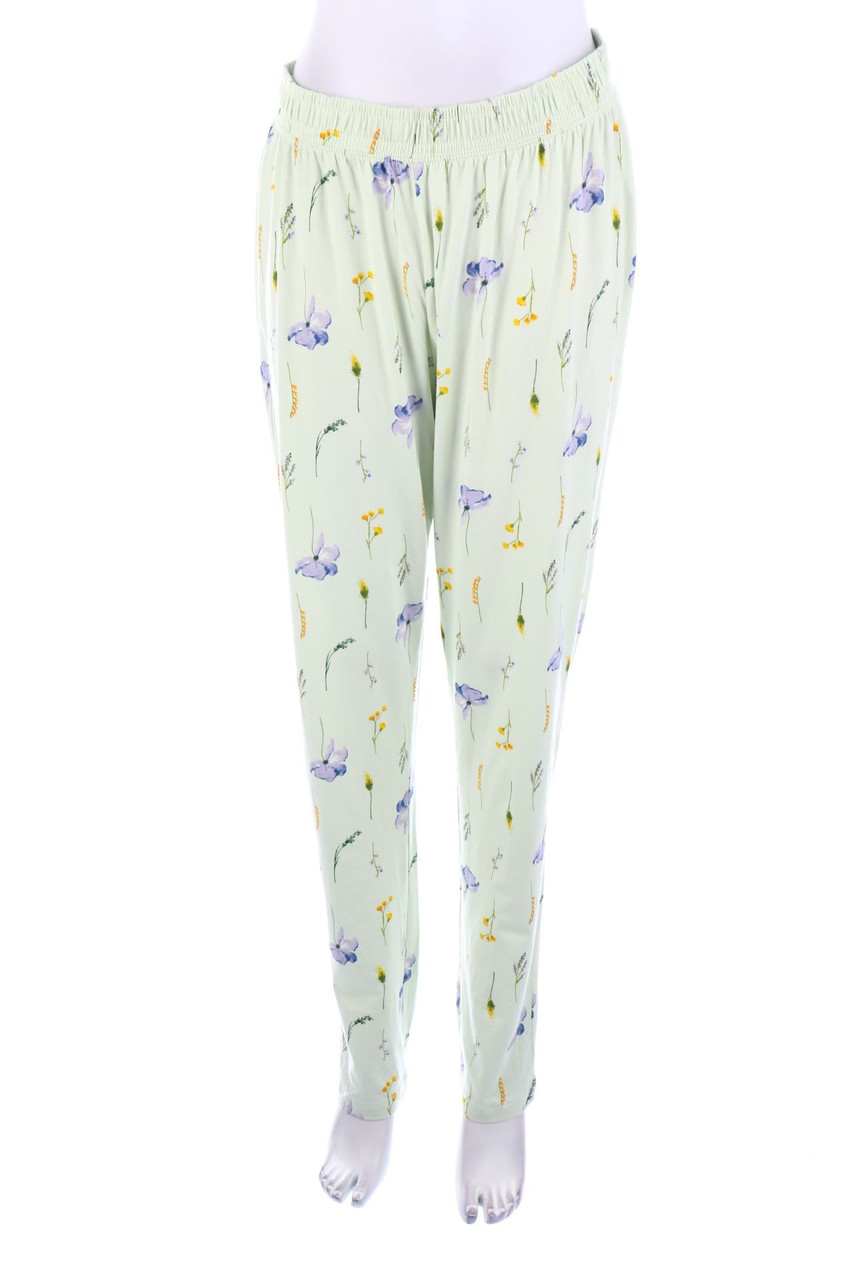 TCHIBO - Jogger-Hose mit Blumen-Print - 2XL