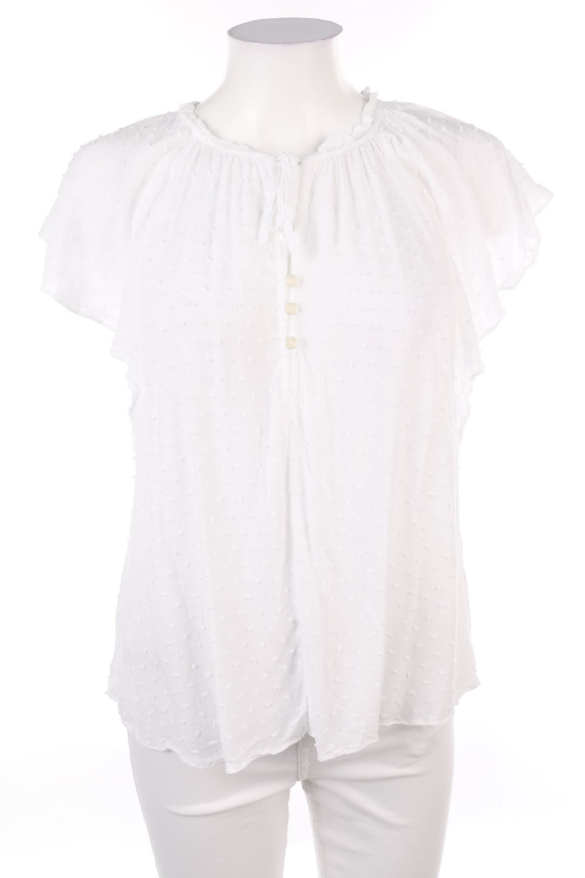 H&M - Kurzarm-Bluse aus Viskose - M