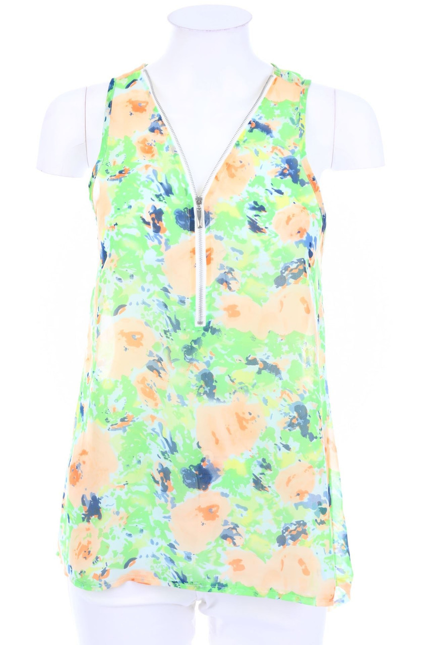 No Label - Blouse Top with Print - D 32