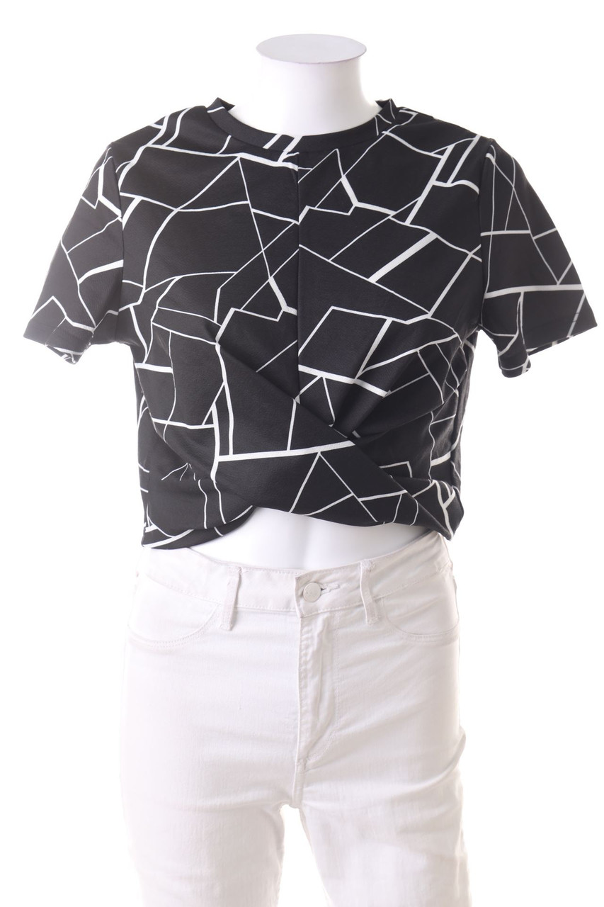 SHEIN - Cropped-Kurzarm-Shirt - M