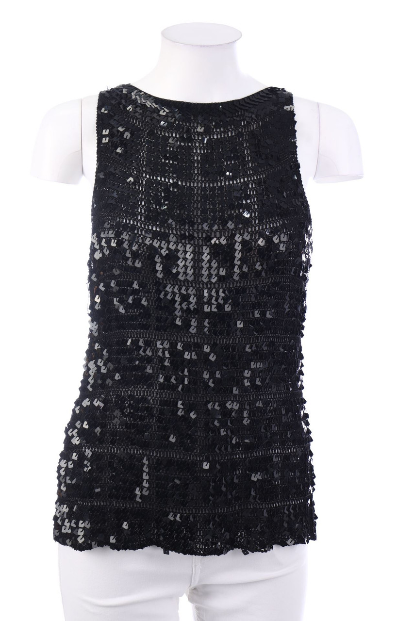 NIENTIE - Party-Blusentop mit Pailletten - XL