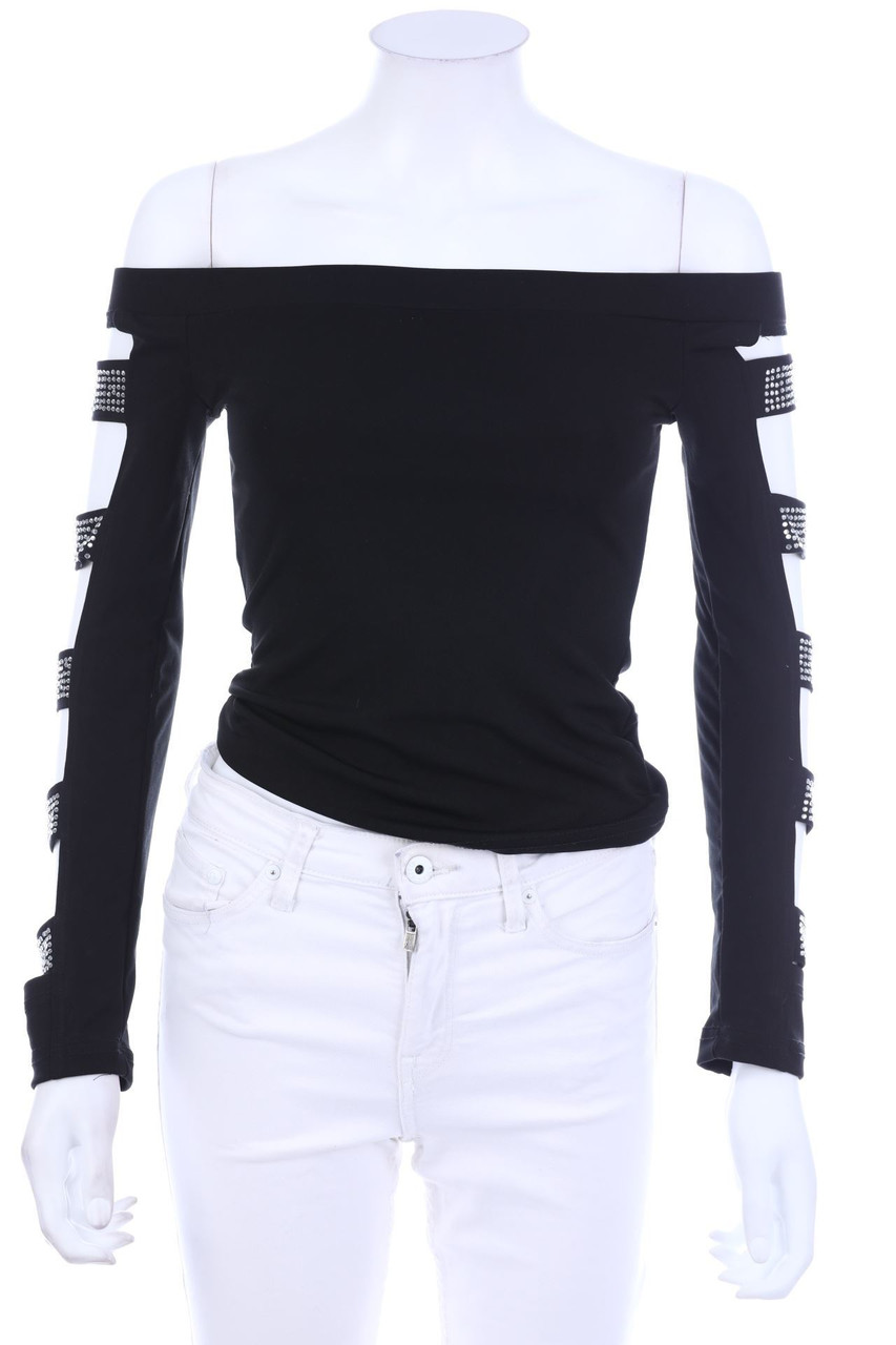 CBR - Carmen-Longsleeve-Shirt mit Cut-outs - XS