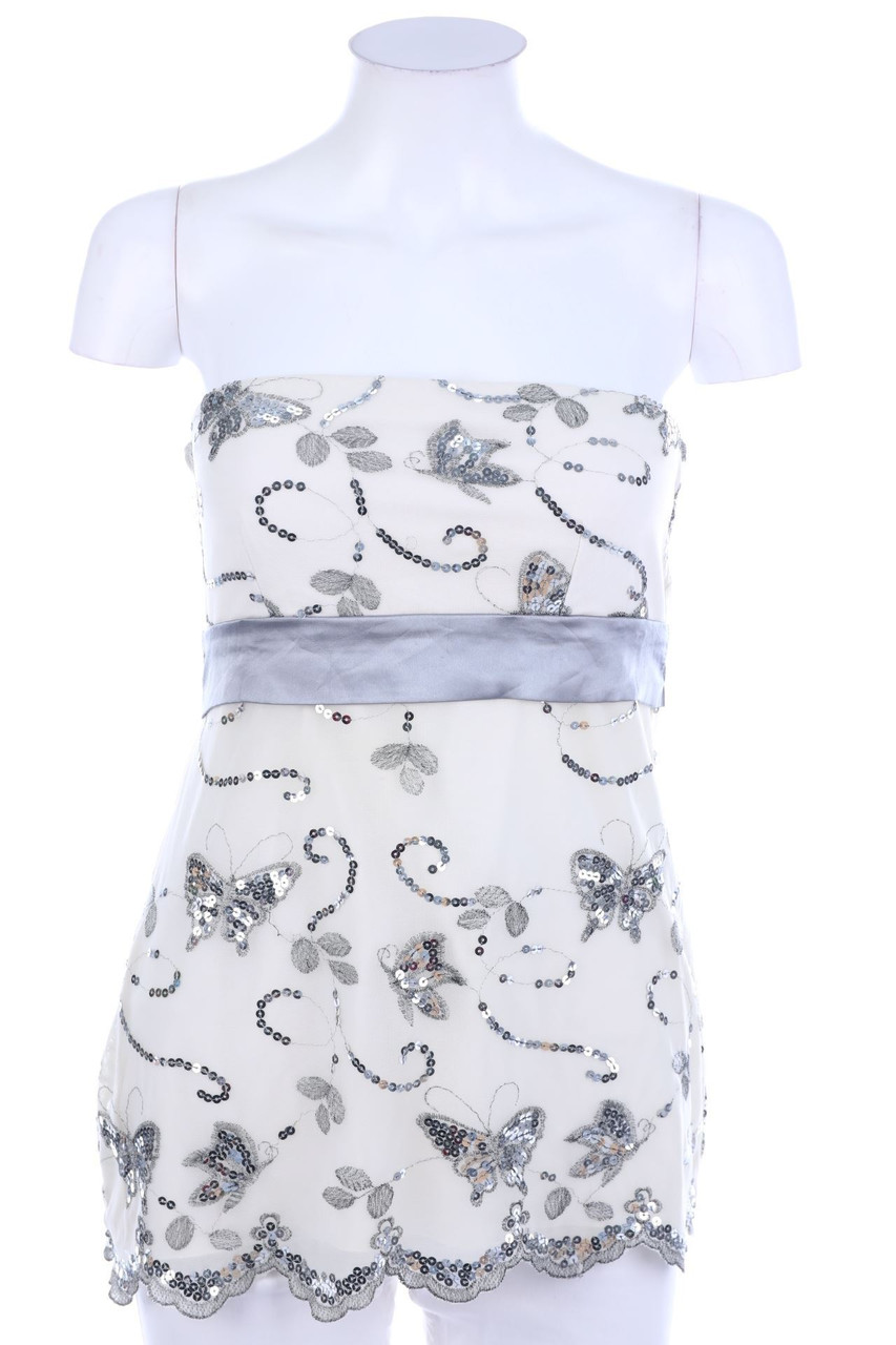 QUIZ - Bustier Top with Sequins - D 34