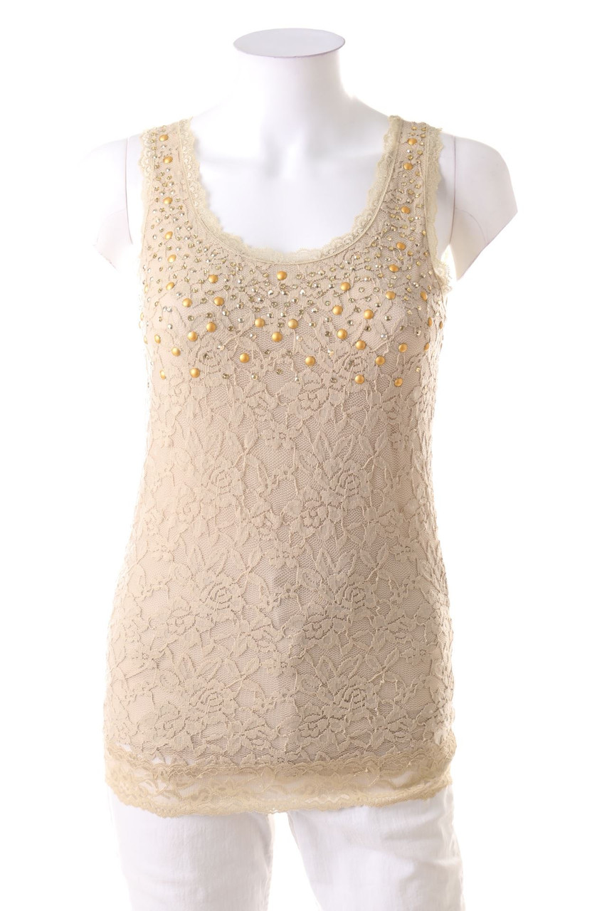 SECONDHAND - Lace-Top - S