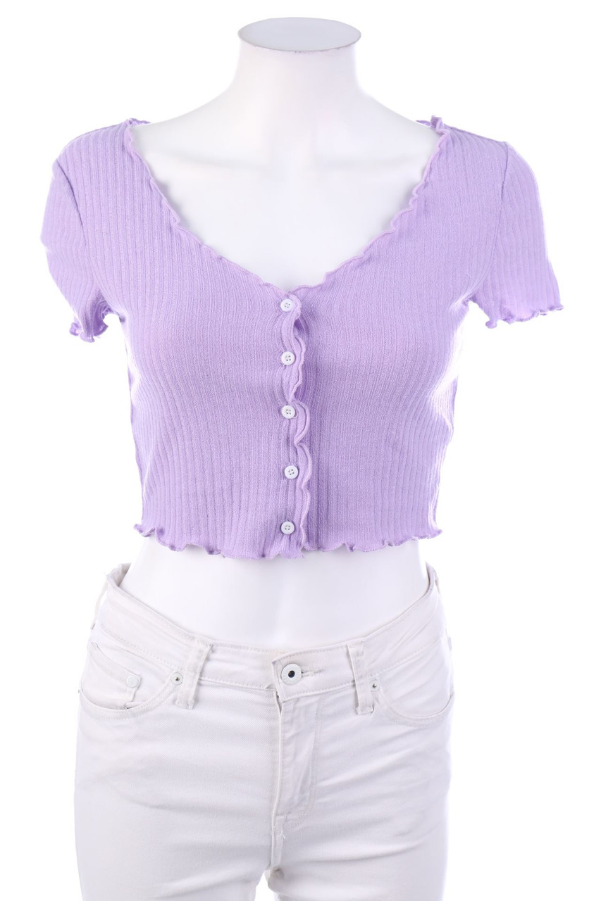 SHEIN - Cropped-Kurzarm-Shirt - S