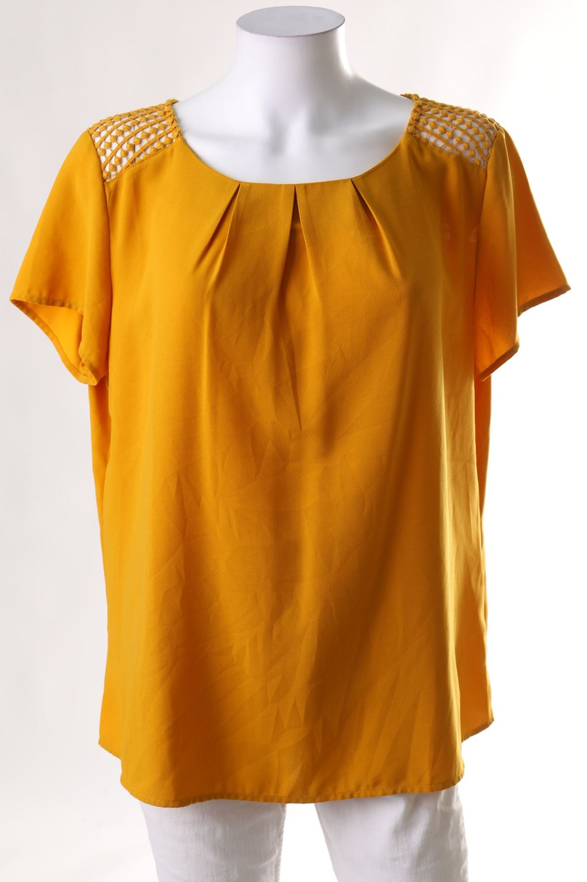 CAMAÏEU - Kurzarm-Bluse - 2XL