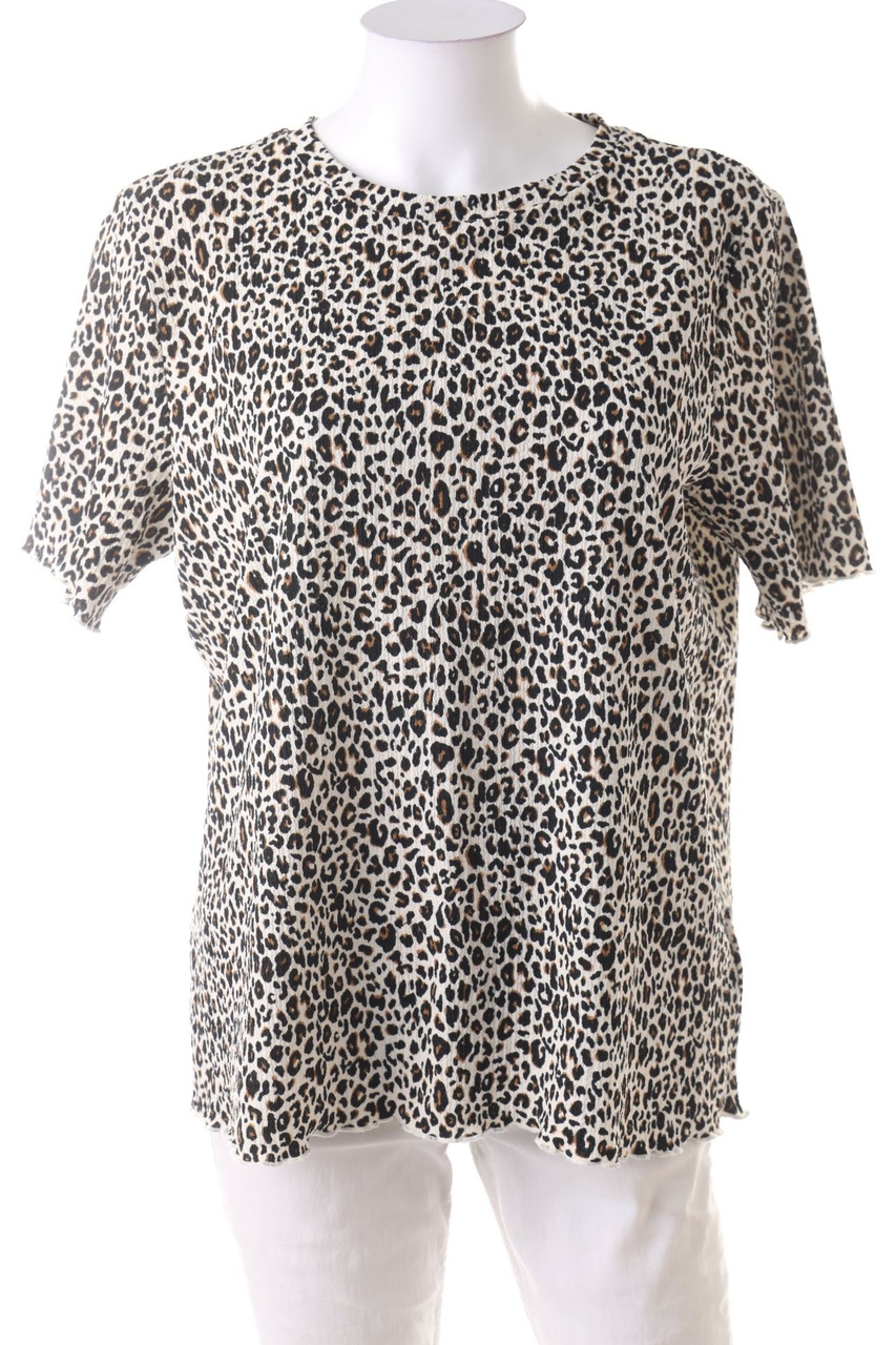 C&A - Kurzarm-Shirt mit Animal-Print - XL