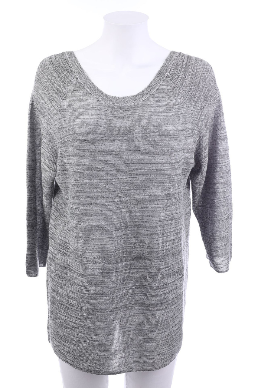 Laura Torelli - 3/4-sleeve Crewneck Pullover - M