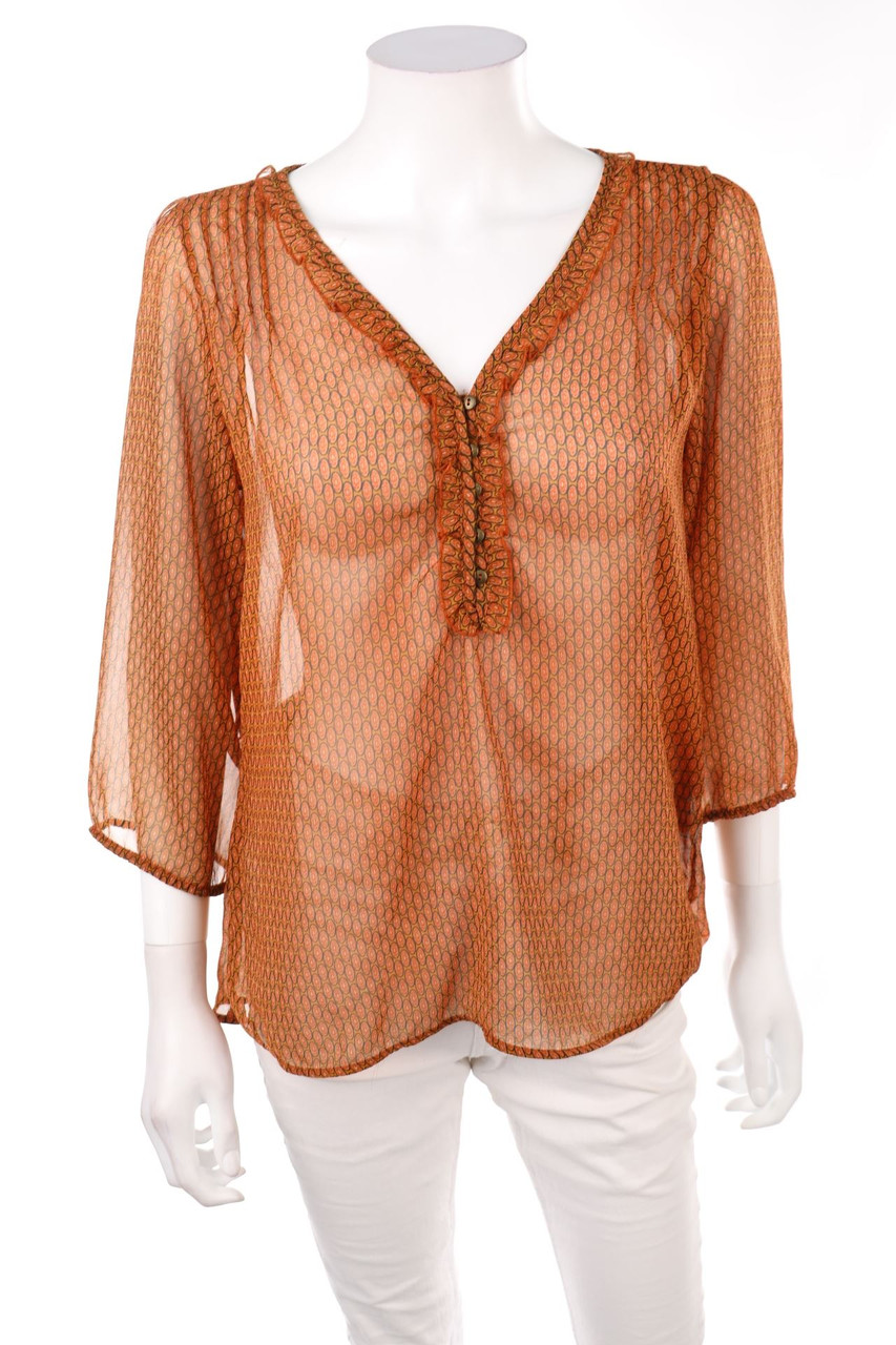 AMISU - Blouse with 3/4 Sleeve - S