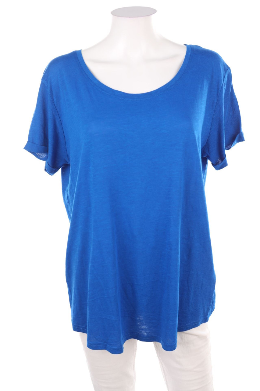 AMISU - Kurzarm-Shirt mit Baumwolle - M