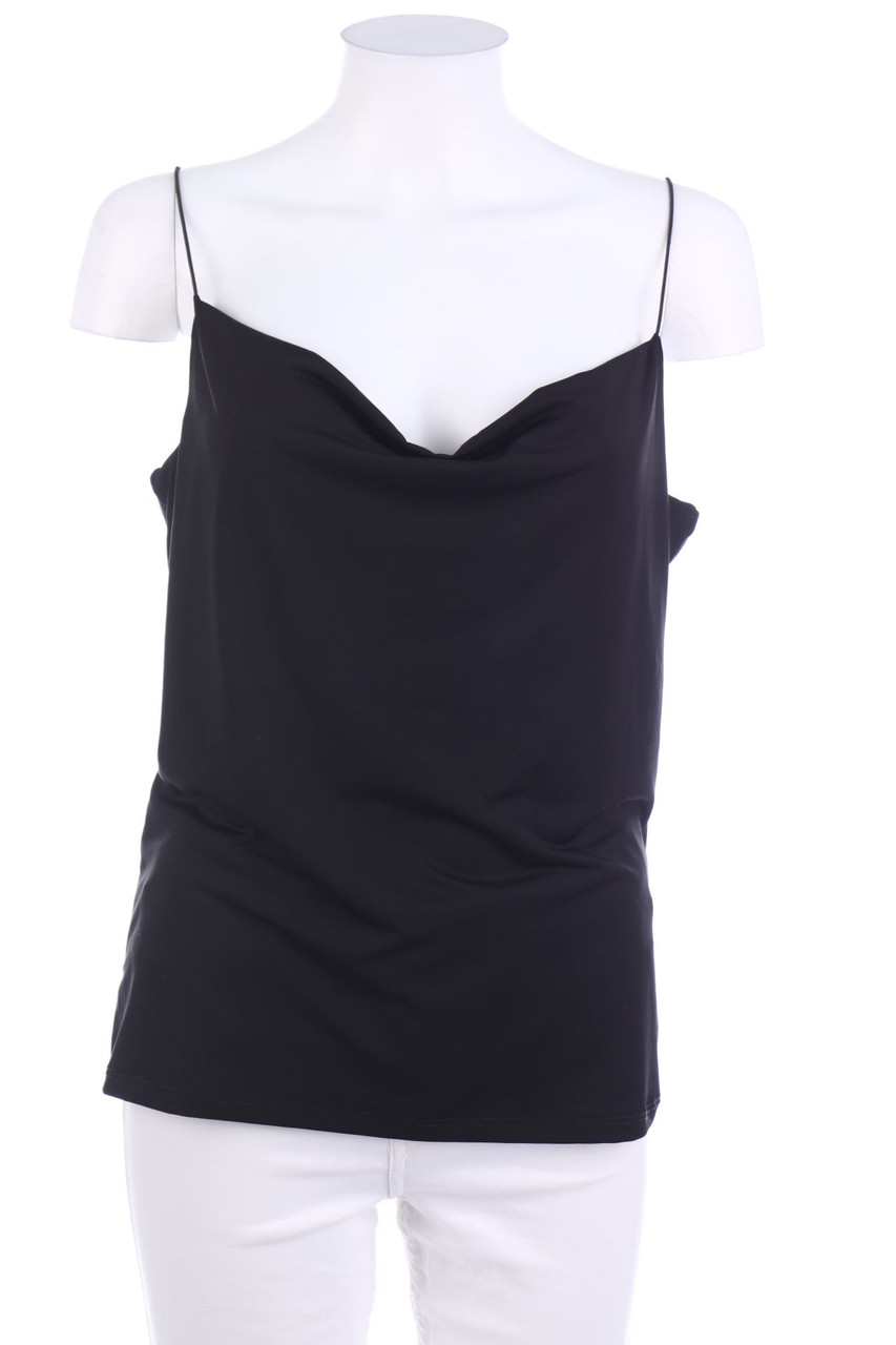 H&M - Top mit Wasserfall-Ausschnitt - L