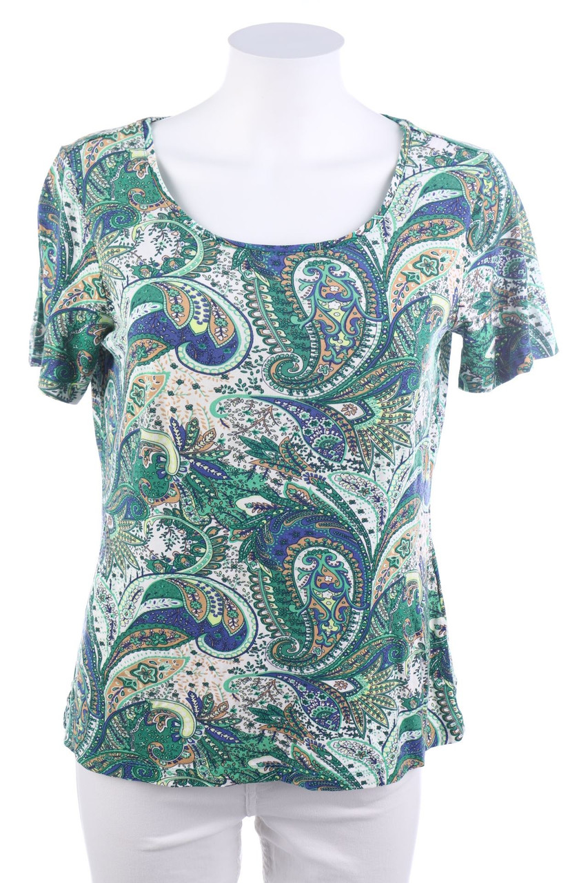 C&A - Kurzarm-Shirt mit Paisley-Print - M