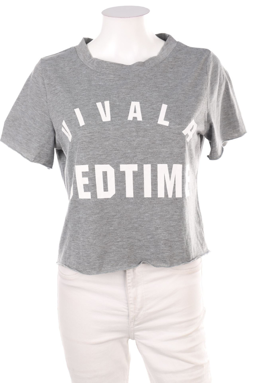 SHEIN - Kurzarm-Shirt mit Print - M