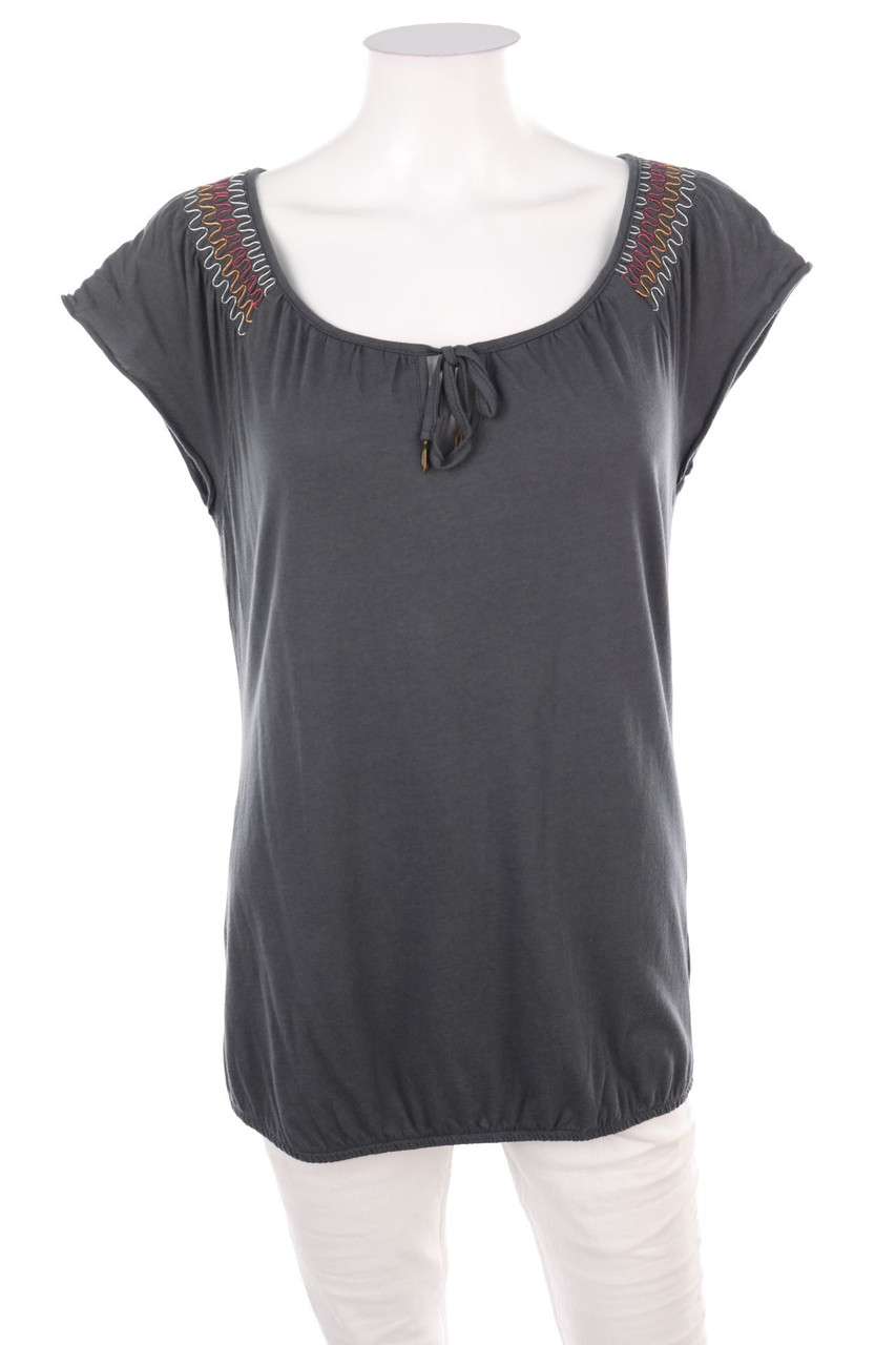 ESPRIT - Kurzarm-Shirt im Ethno-Stil - M