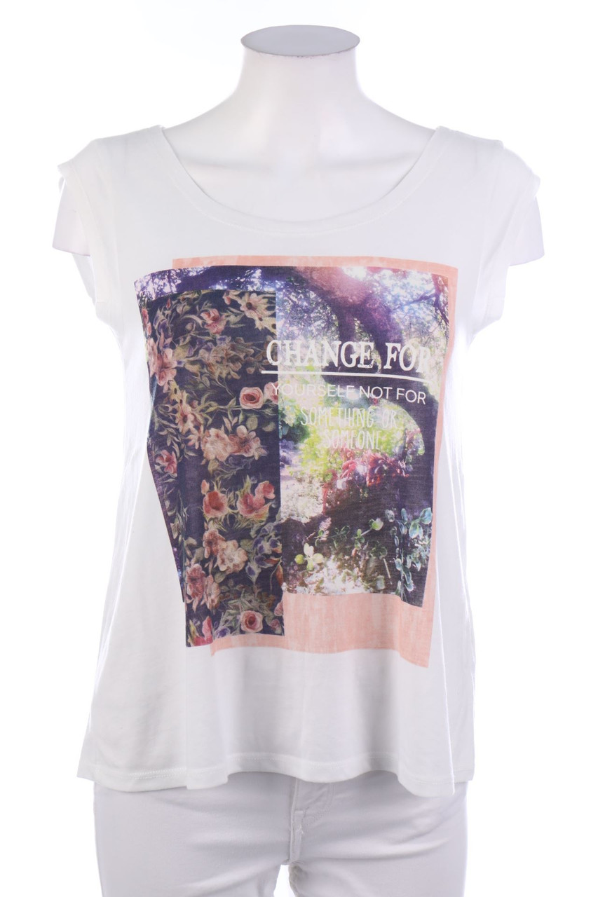 CLOCKHOUSE by C&A - Kurzarm-Shirt mit Print - XS