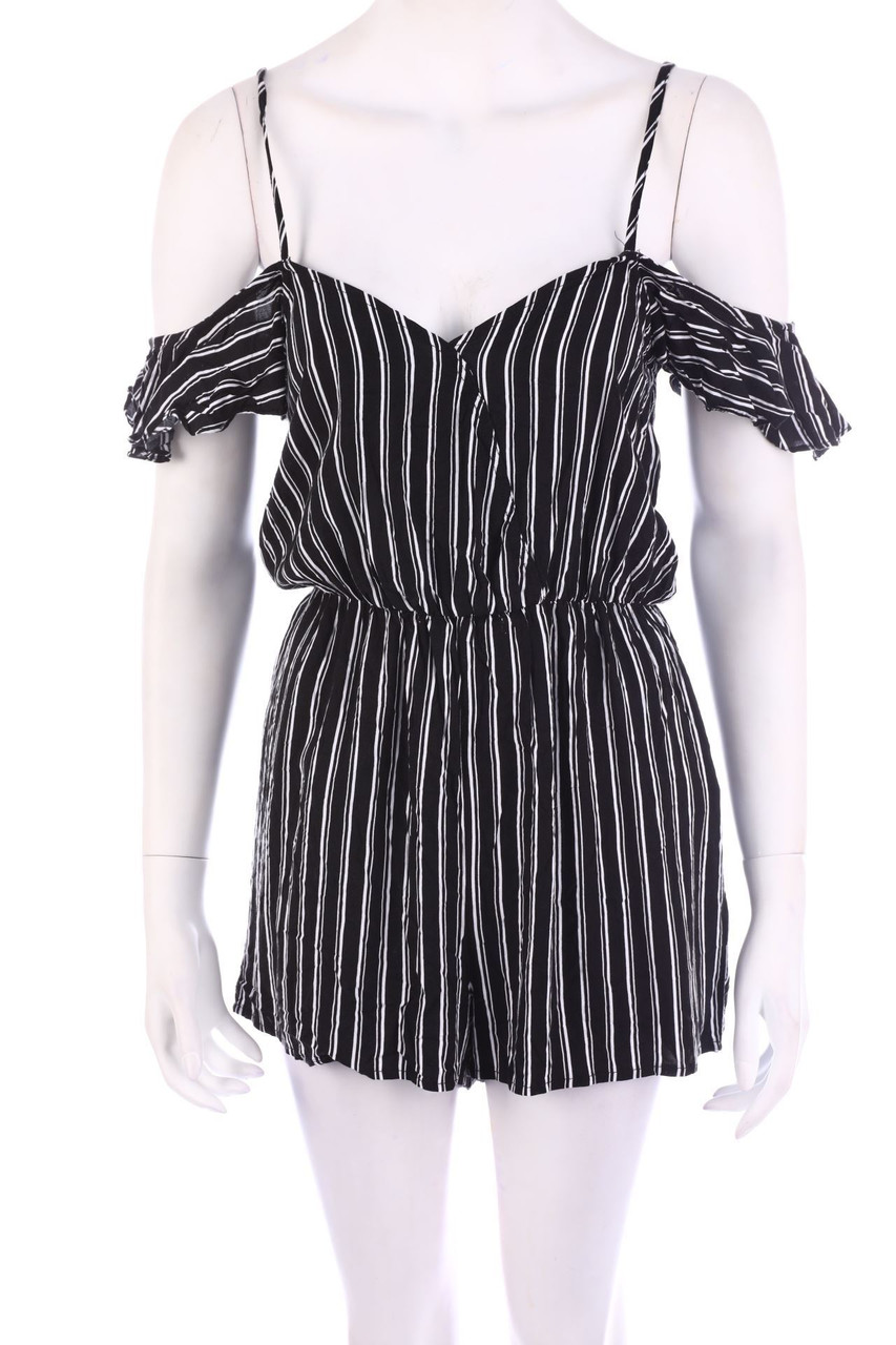 TAKKO - Cold-Shoulder-dress with Stripes - D 36