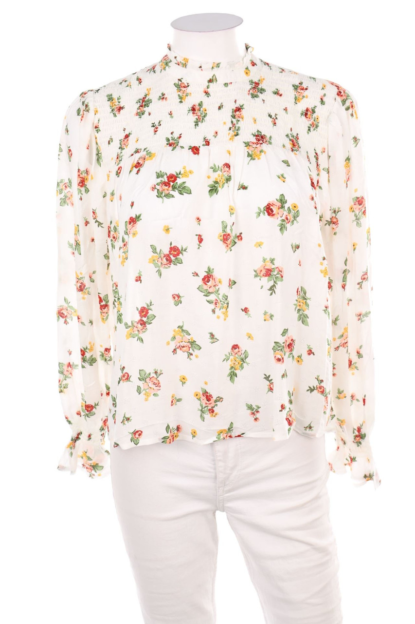 C&A - Bluse mit Blumen-Print - L
