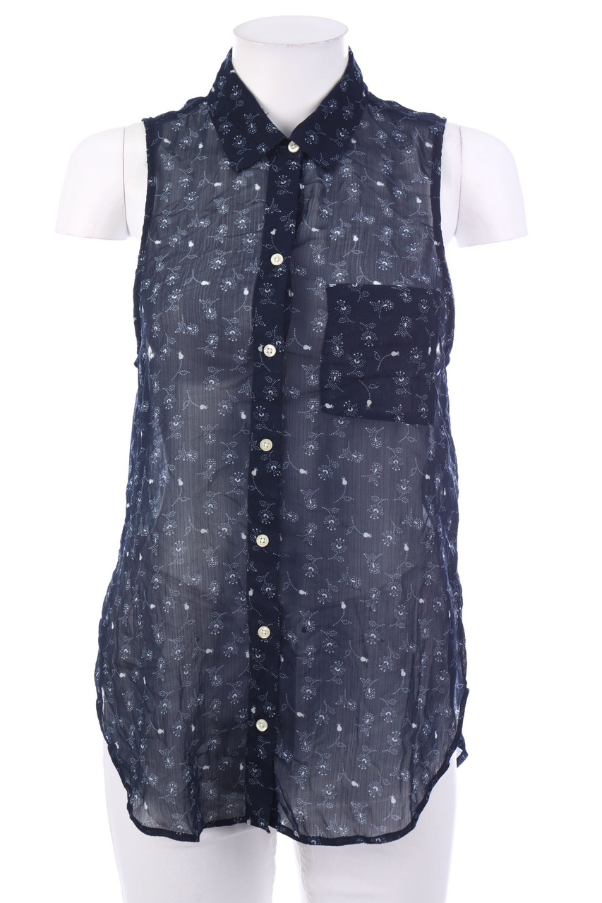 HOLLISTER - ärmellose Hemd-Bluse - S