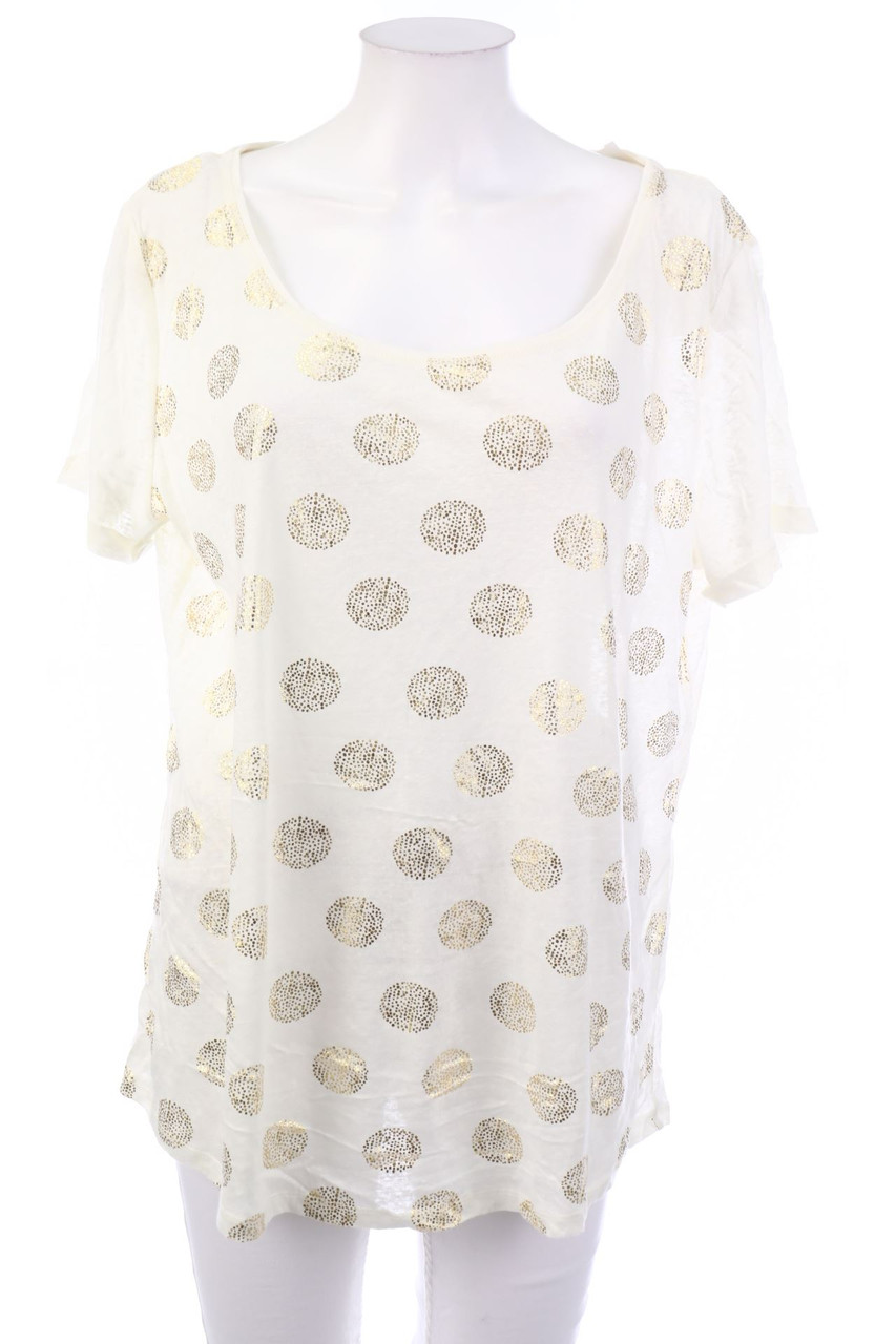 MANOR woman - Shortsleeve-Shirt with Glitter - XL