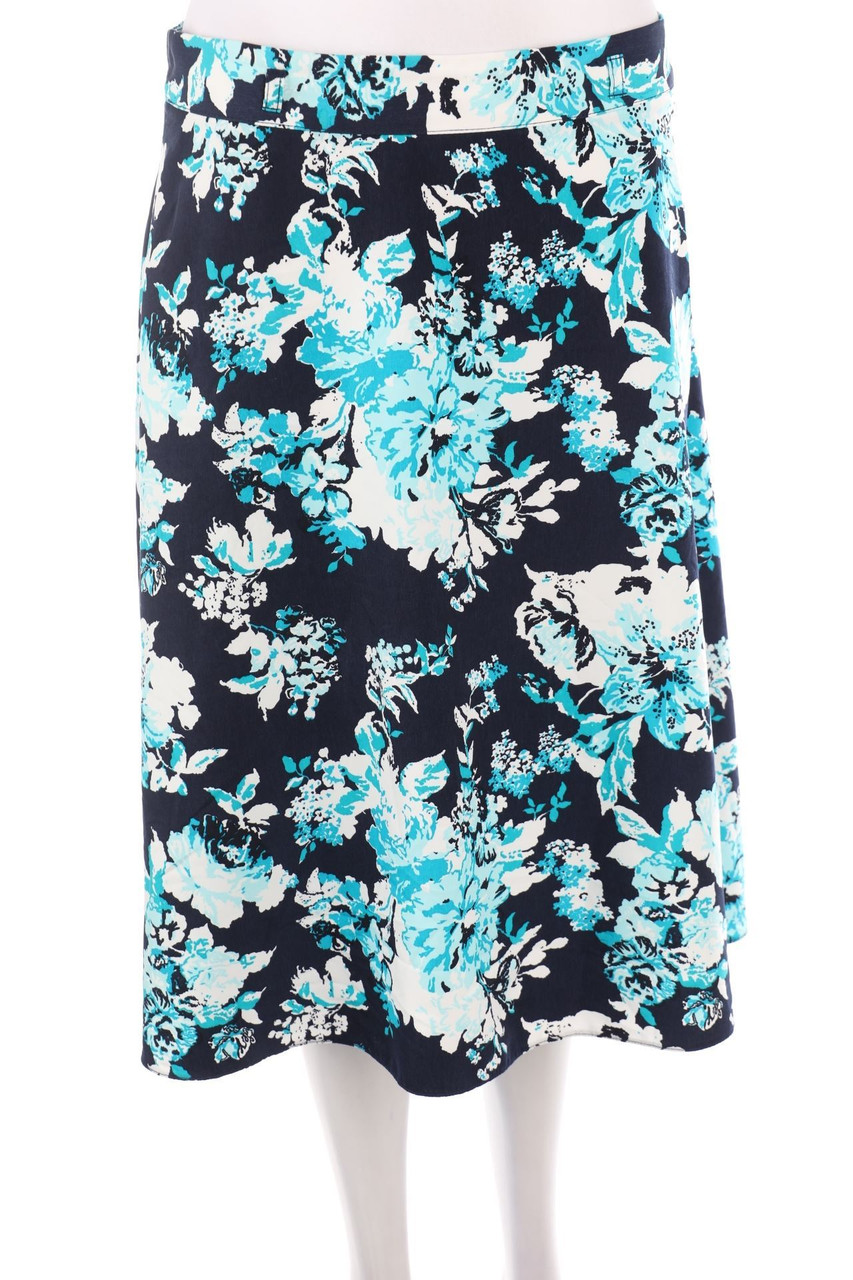 papaya - Skirt with Flower Print - D 38