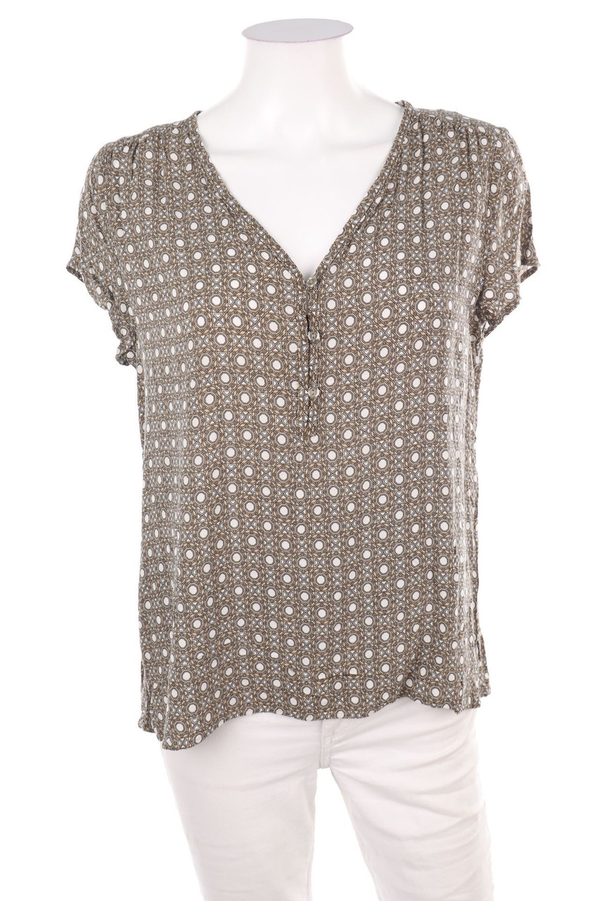 No Label - Shortsleeve Blouse with Pattern - D 44