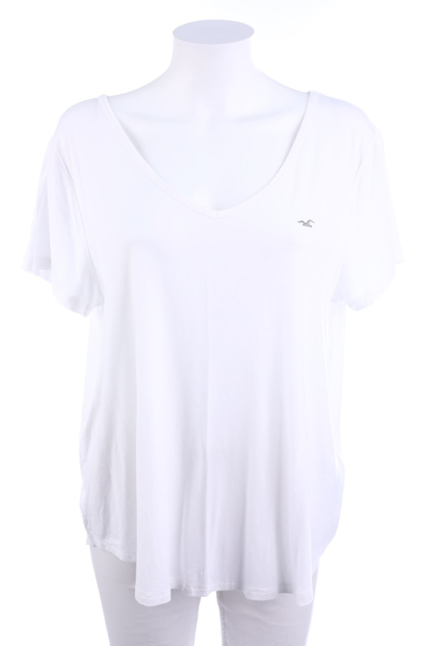 HOLLISTER - Shortsleeve-Shirt with Logo-Print - XL