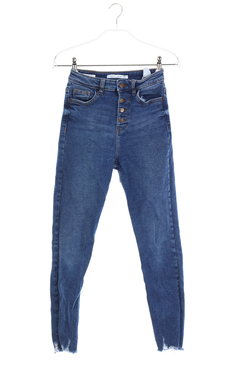Bershka - Destroyed Skinny-Jeans - XS