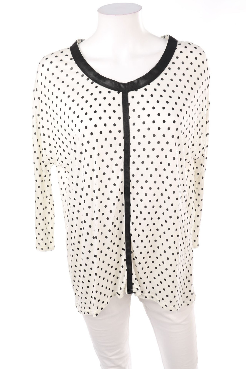 ZARA - Bluse mit Pünktchen - M