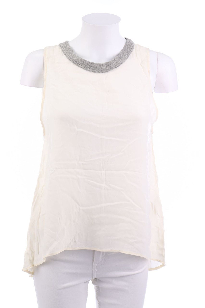 sandro - Seiden-Bluse in A-Linie - D 36