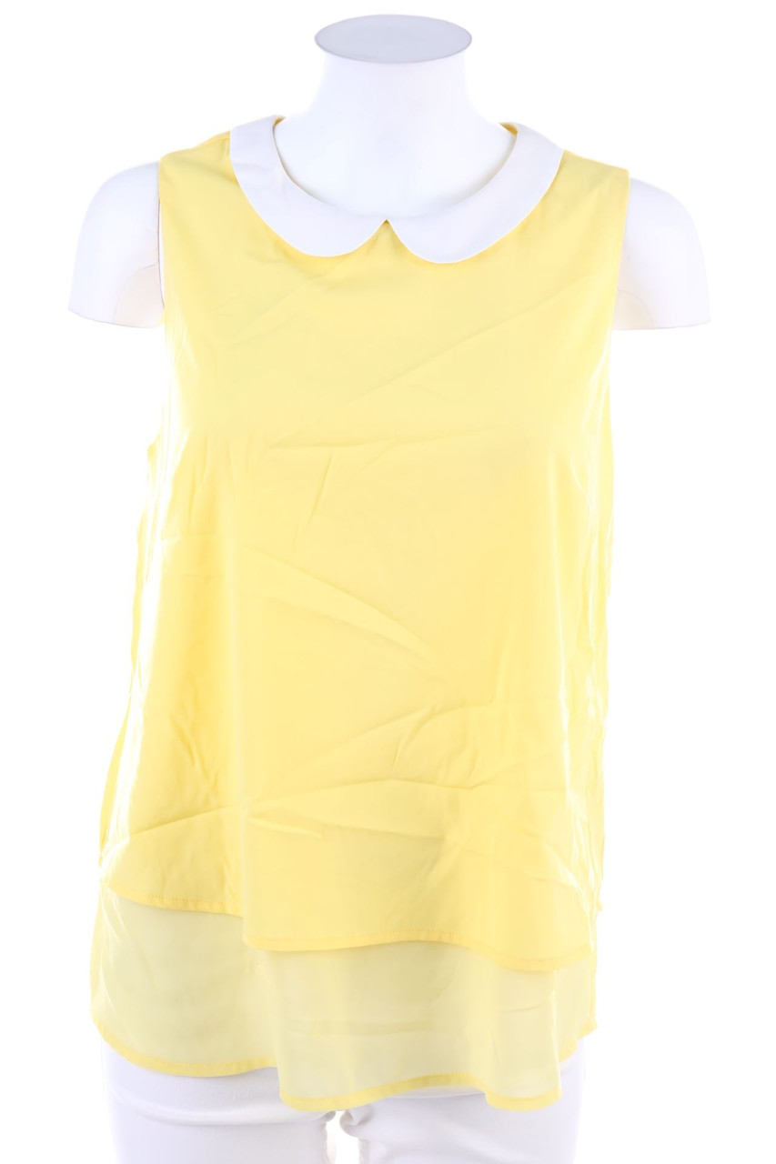 No Label - Blouse Top with Peter Pan Collar - D 36