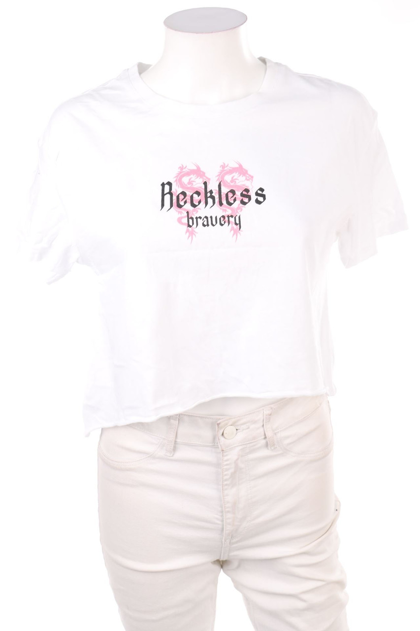 Bershka - Cropped-Shortsleeve-Shirt - M