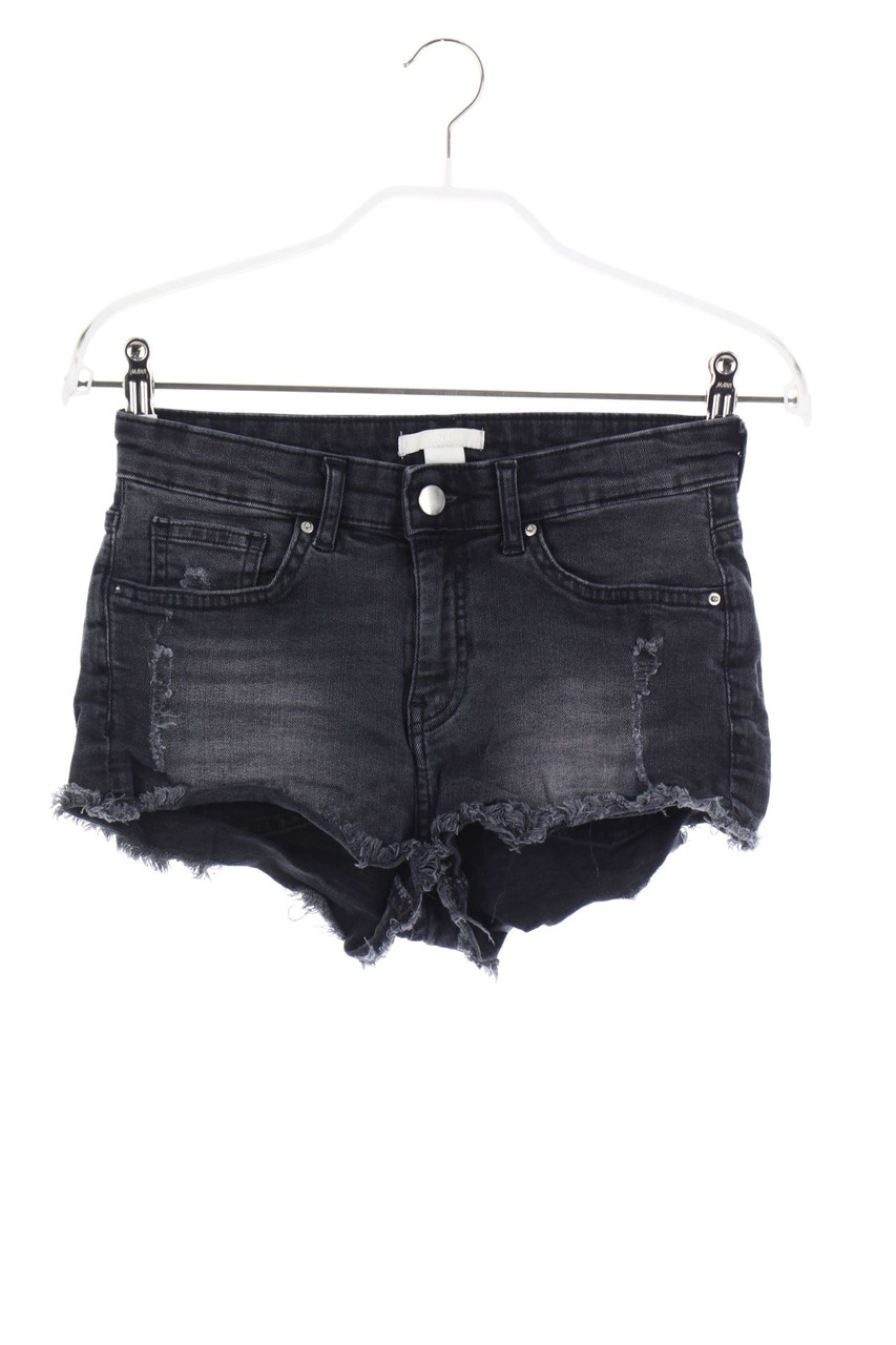 H&M - Used Look Jeans-Shorts - XXS