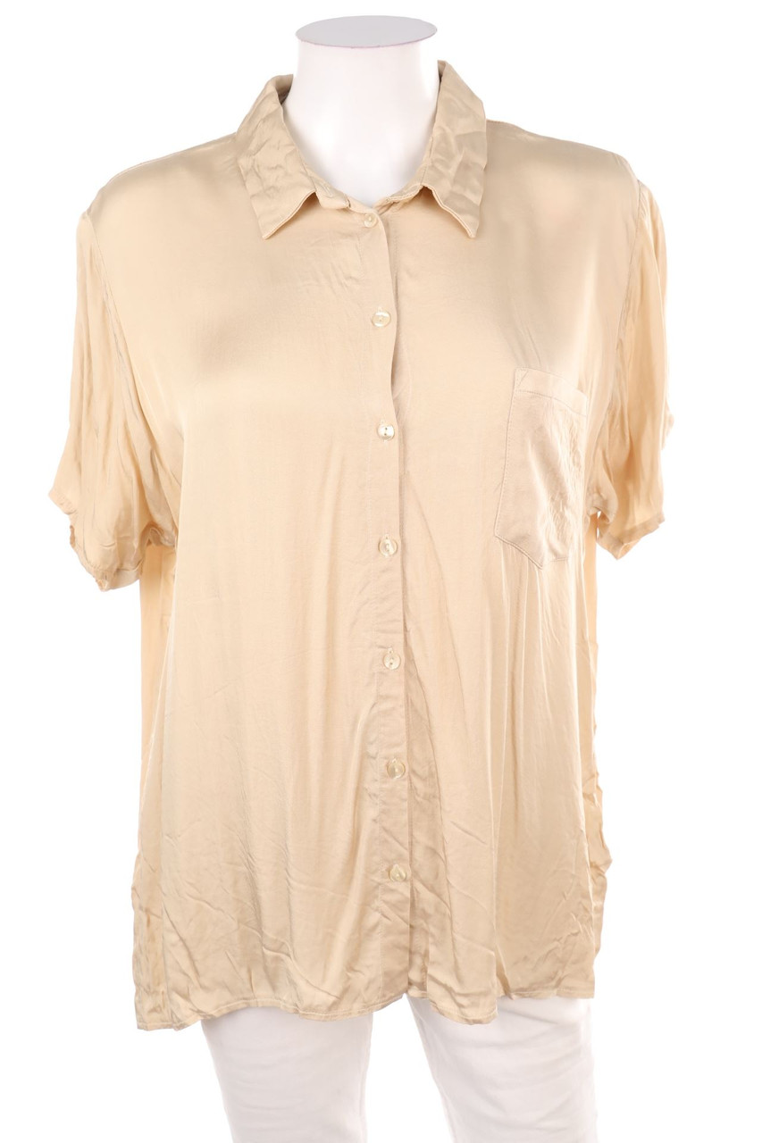 CAMAÏEU - Hemd-Bluse mit kurzem Ärmel - XL