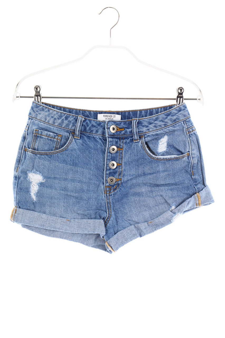 FOREVER 21 - Used Look Jeans-Shorts - XS