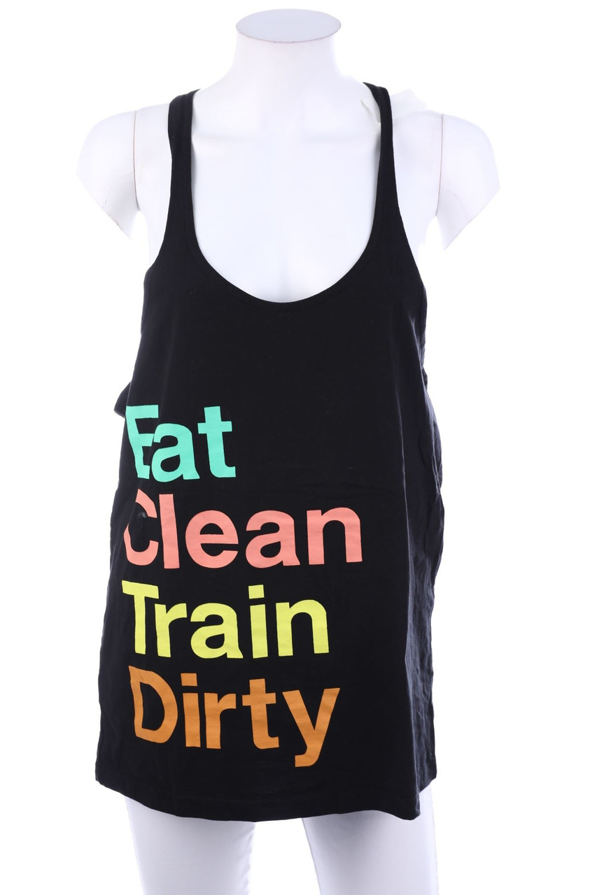 SECONDHAND - Racerback Top with Print - M