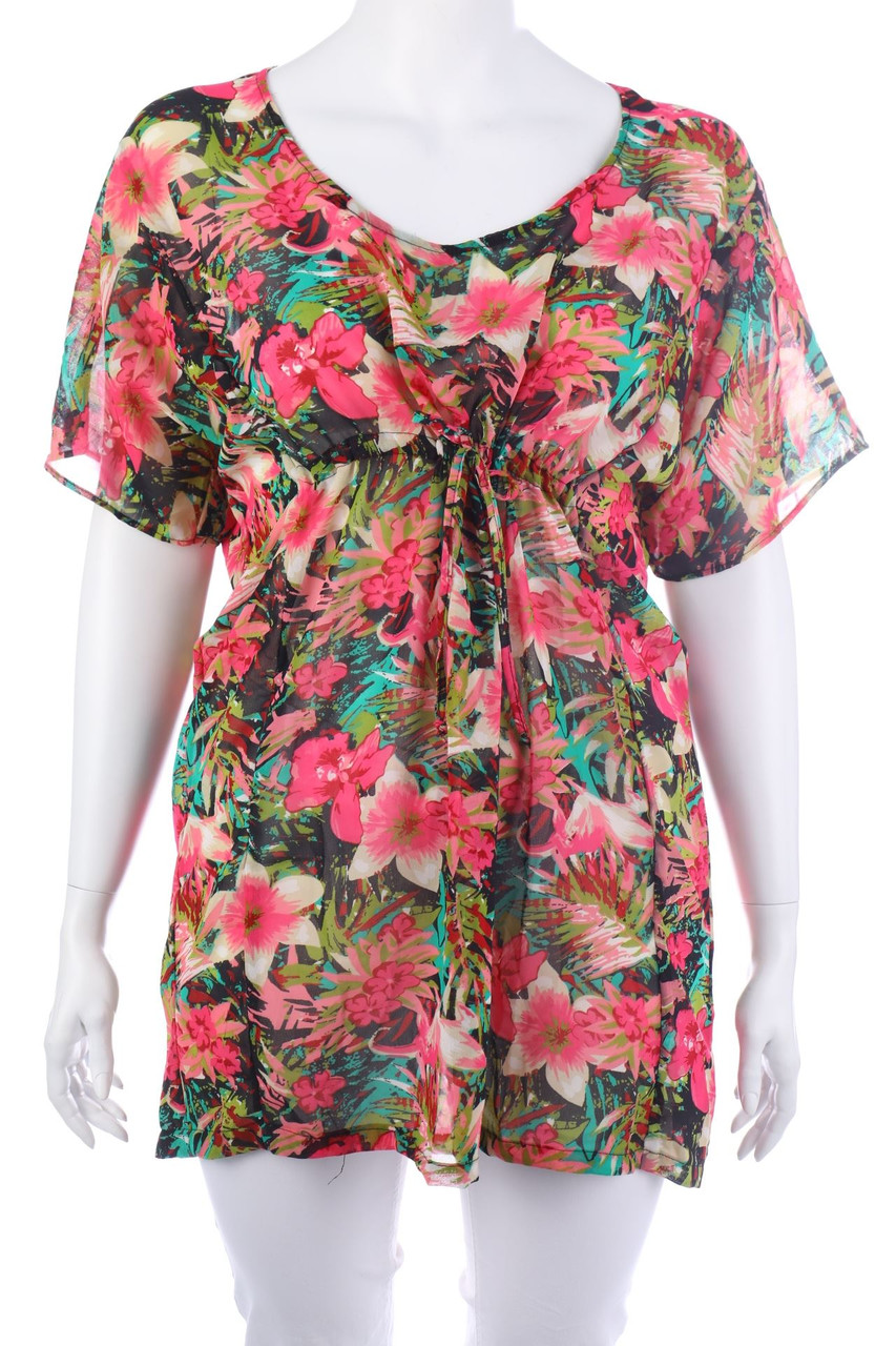 okay - Kurzarm-Bluse - 3XL