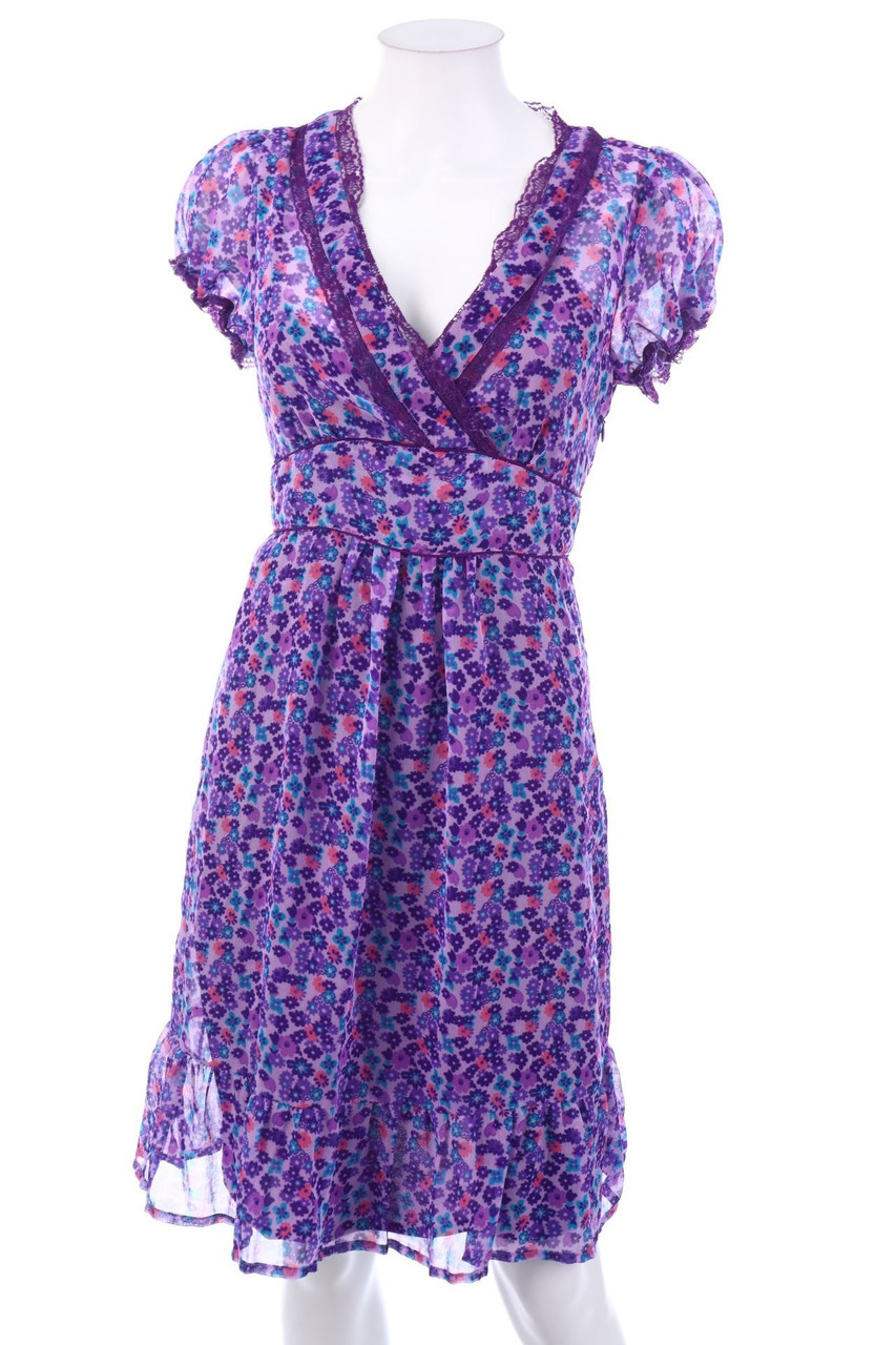 No Label - Dress with Flower Print - D 38